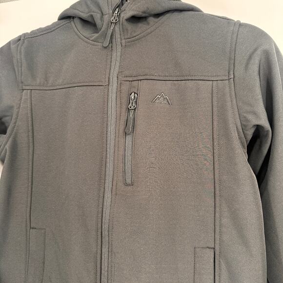 Snozu Black Boys Zip Up Hoodie Jacket New with tags Size Small (8) - Picture 4 of 7